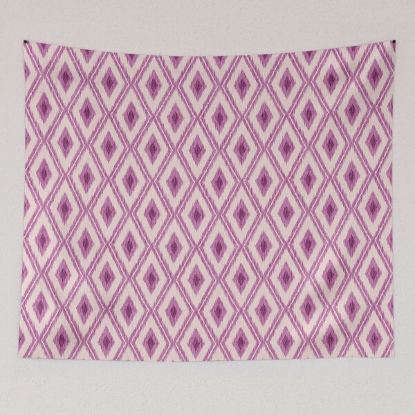 Item preview, Rhombus Ikat Geometric Pattern. Traditional Diamond Ikat seamless pattern. Purple. designed and sold by SIR13.