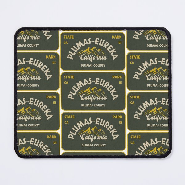 Item preview, Plumas-Eureka State Park, Plumas County, California, badge design designed and sold by Wanderful-roads.