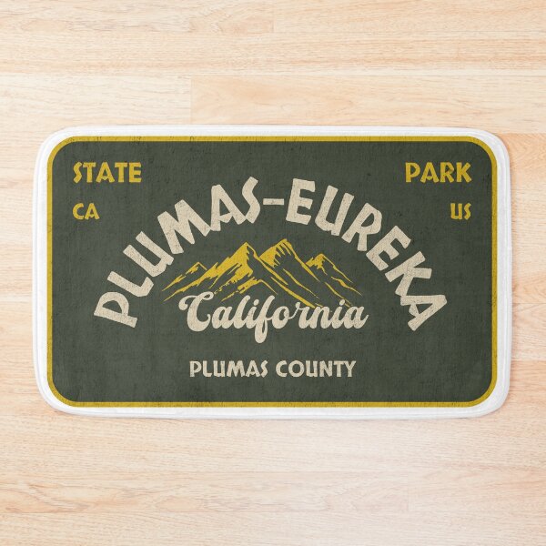 Item preview, Plumas-Eureka State Park, Plumas County, California, badge design designed and sold by Wanderful-roads.