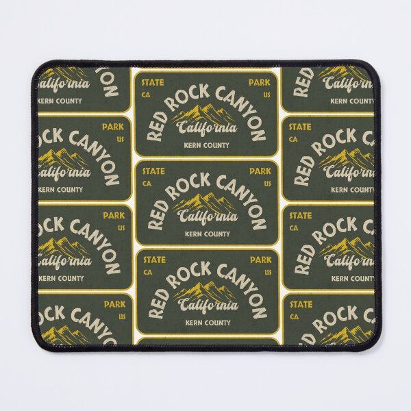 Item preview, Red Rock Canyon State Park, Kern County, California, badge design designed and sold by Wanderful-roads.