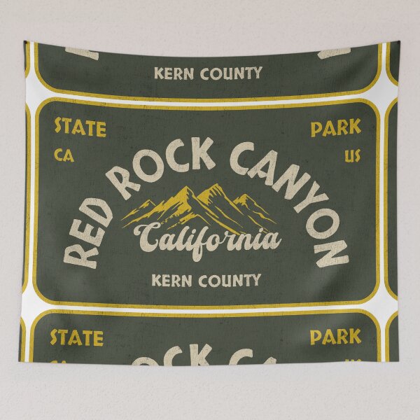 Item preview, Red Rock Canyon State Park, Kern County, California, badge design designed and sold by Wanderful-roads.