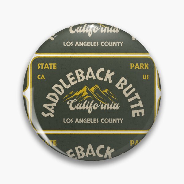 Item preview, Saddleback Butte State Park, Los Angeles County, California, badge design designed and sold by Wanderful-roads.