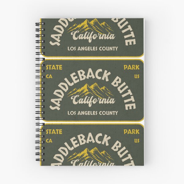 Item preview, Saddleback Butte State Park, Los Angeles County, California, badge design designed and sold by Wanderful-roads.