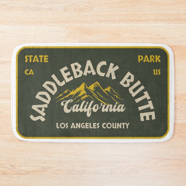 Item preview, Saddleback Butte State Park, Los Angeles County, California, badge design designed and sold by Wanderful-roads.