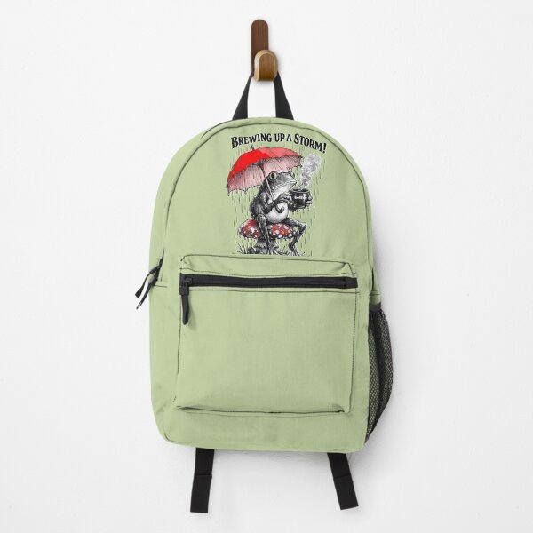 Item preview,  Funny frog with an umbrella. Brewing up a Storm! designed and sold by Natart1004.
