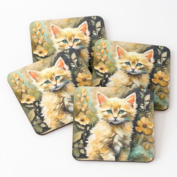 Item preview, Sunlit Kitten in French Garden designed and sold by NightSky1212.
