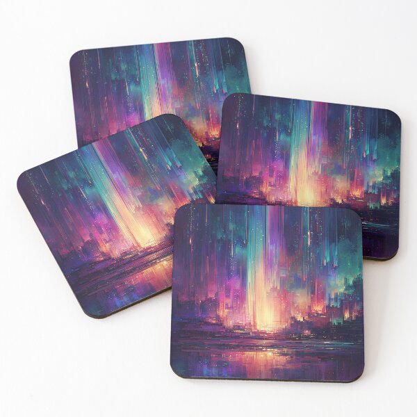 Item preview, The Glitch City at Dawn designed and sold by oanaunciuleanu.