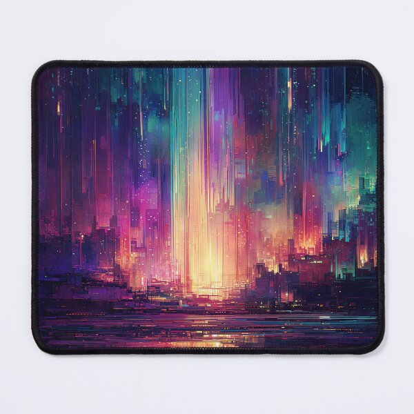 Item preview, The Glitch City at Dawn designed and sold by oanaunciuleanu.