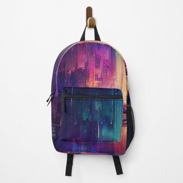 Item preview, The Glitch City at Dawn designed and sold by oanaunciuleanu.