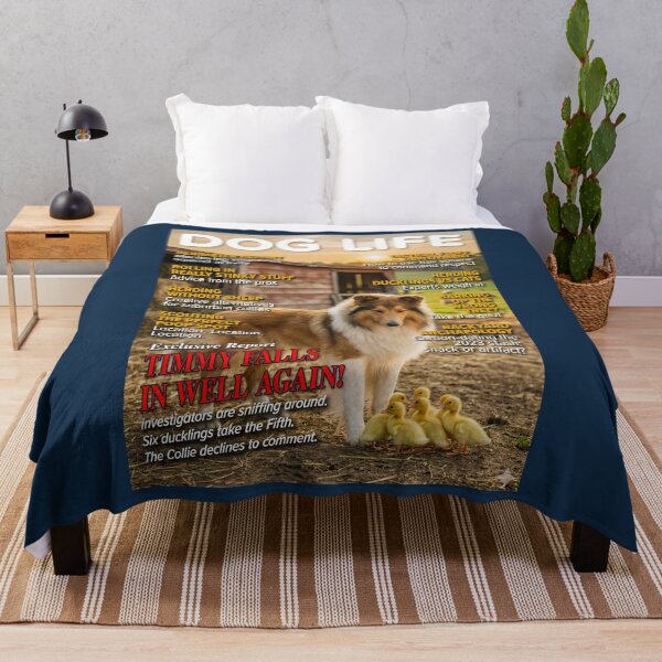 Item preview, DOG LIFE Magazine: Timmy Falls In Well Again Collie Parody designed and sold by FrancophileFun.