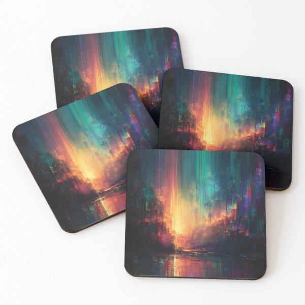 Item preview, The Glitch City at Dawn designed and sold by oanaunciuleanu.