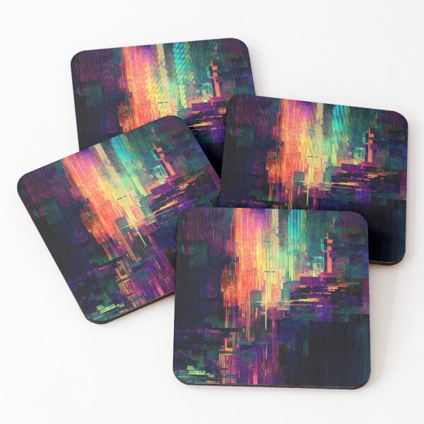 Item preview, The Glitch City at Dawn designed and sold by oanaunciuleanu.
