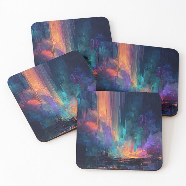 Item preview, The Glitch City at Dawn designed and sold by oanaunciuleanu.