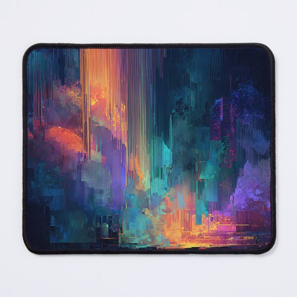 Item preview, The Glitch City at Dawn designed and sold by oanaunciuleanu.
