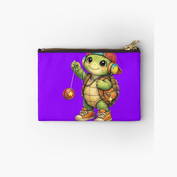 Item preview, Cute Turtle Playing with Yo-Yo – Hand Drawn Colored Pencil Sticker Illustration designed and sold by Felixuss.