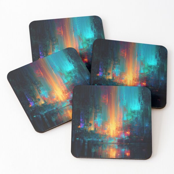 Item preview, The Glitch City at Dawn designed and sold by oanaunciuleanu.