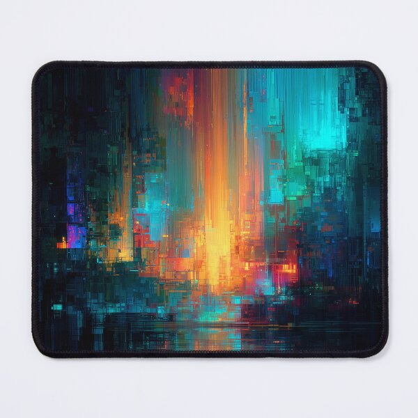 Item preview, The Glitch City at Dawn designed and sold by oanaunciuleanu.