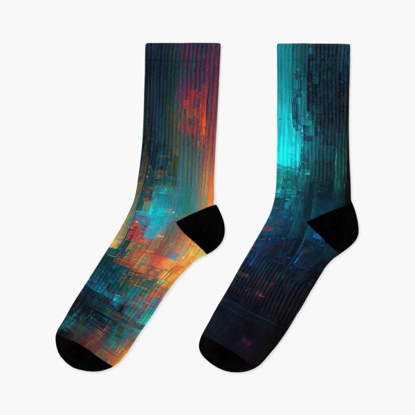 Item preview, The Glitch City at Dawn designed and sold by oanaunciuleanu.