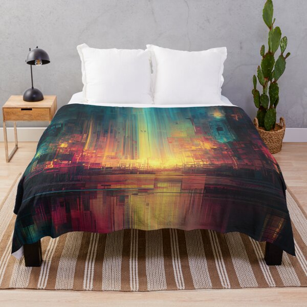 Item preview, The Glitch City at Dawn designed and sold by oanaunciuleanu.