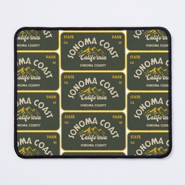 Item preview, Sonoma Coast State Park, Sonoma County, California, badge design designed and sold by Wanderful-roads.