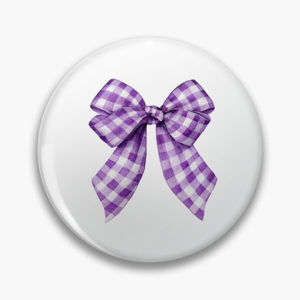 Item preview, Purple gingham bow designed and sold by MendaciousMina.