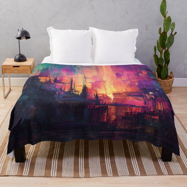 Item preview, The Glitch City at Dawn designed and sold by oanaunciuleanu.