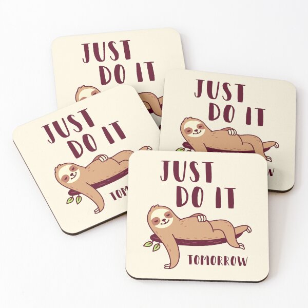 Item preview, Just do it tomorrow designed and sold by Kiddygifts.