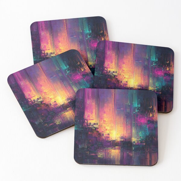 Item preview, The Glitch City at Dawn designed and sold by oanaunciuleanu.