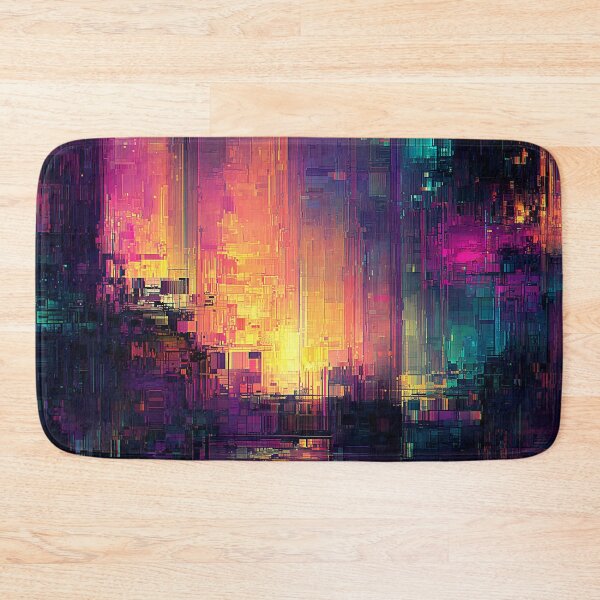 Item preview, The Glitch City at Dawn designed and sold by oanaunciuleanu.