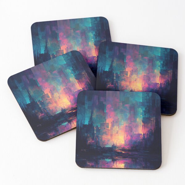 Item preview, The Glitch City at Dawn designed and sold by oanaunciuleanu.