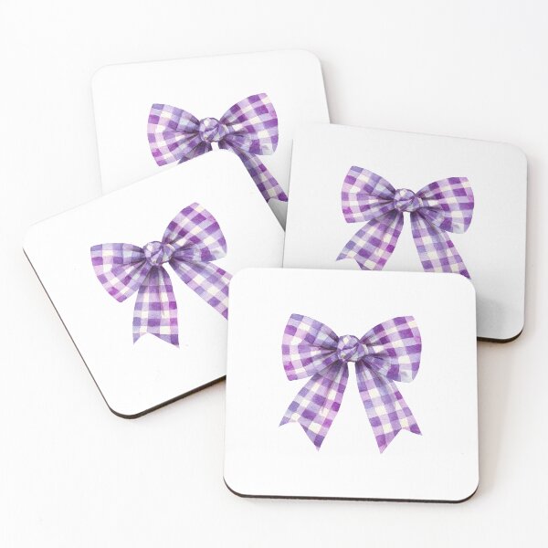 Item preview, Purple gingham bow designed and sold by MendaciousMina.