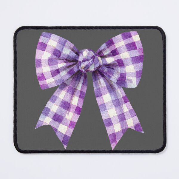 Item preview, Purple gingham bow designed and sold by MendaciousMina.