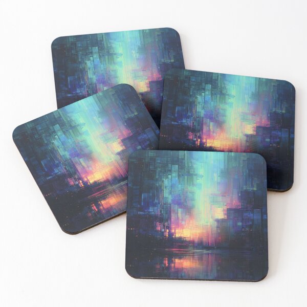 Item preview, The Glitch City at Dawn designed and sold by oanaunciuleanu.