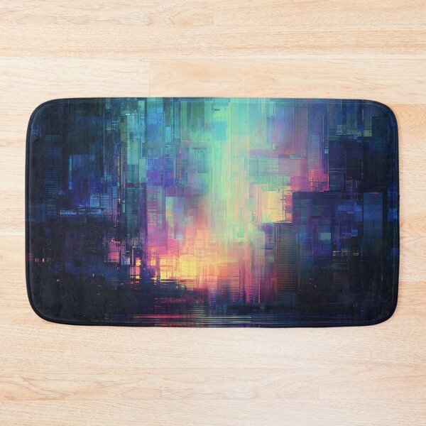 Item preview, The Glitch City at Dawn designed and sold by oanaunciuleanu.