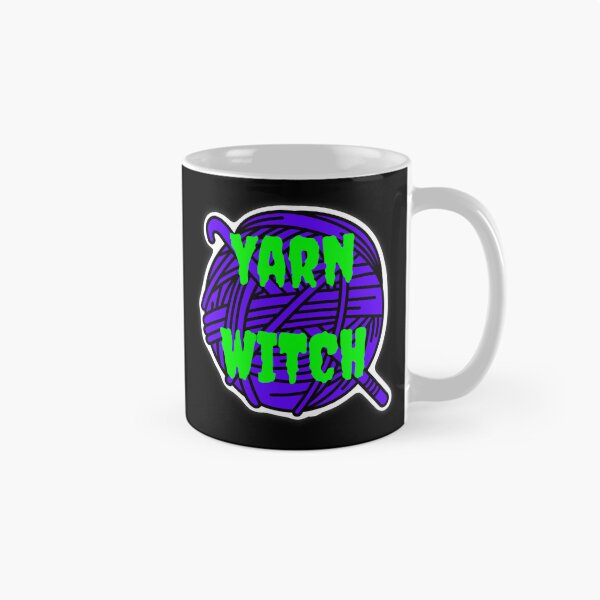 Item preview, Yarn Witch Sticker – Dark Yarn Witch Design designed and sold by ArtyWares.