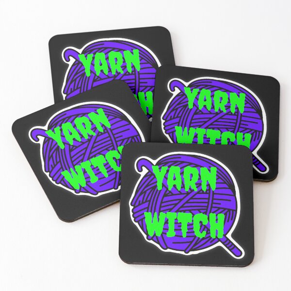 Item preview, Yarn Witch Sticker – Dark Yarn Witch Design designed and sold by ArtyWares.
