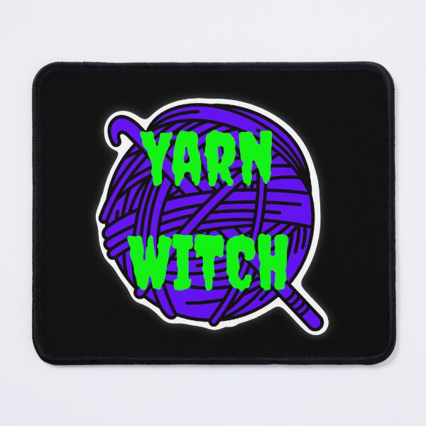 Item preview, Yarn Witch Sticker – Dark Yarn Witch Design designed and sold by ArtyWares.