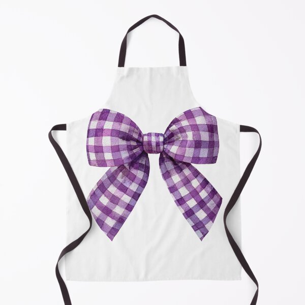 Item preview, Purple gingham bow designed and sold by MendaciousMina.