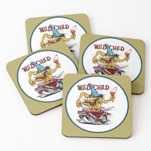 Item preview, Vintage Wild Child Man Cave Advertisement Sign Original Artwork designed and sold by ManCaveShop.
