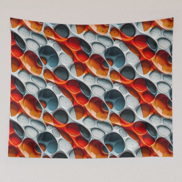 Item preview, 3D Organic Abstract Fluid Cell Pattern designed and sold by NTGUILTY.