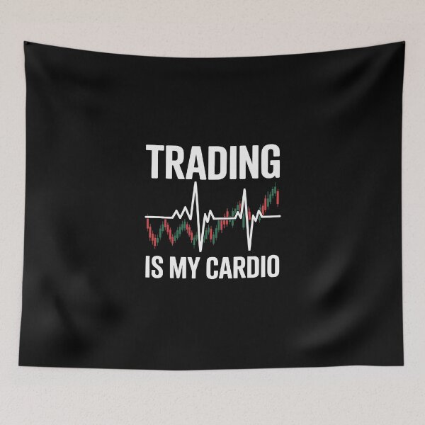 Item preview, TRADING IS MY CARDIO designed and sold by jkrphoto.