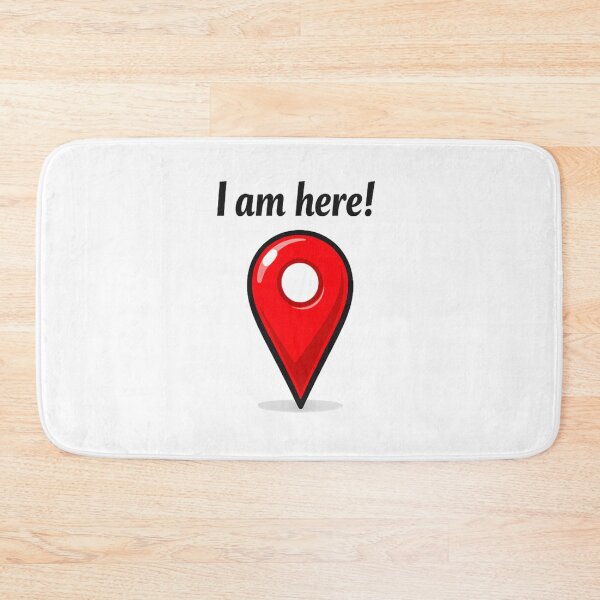 Item preview, I am here  Map Pin designed and sold by Jeffsredbubble.