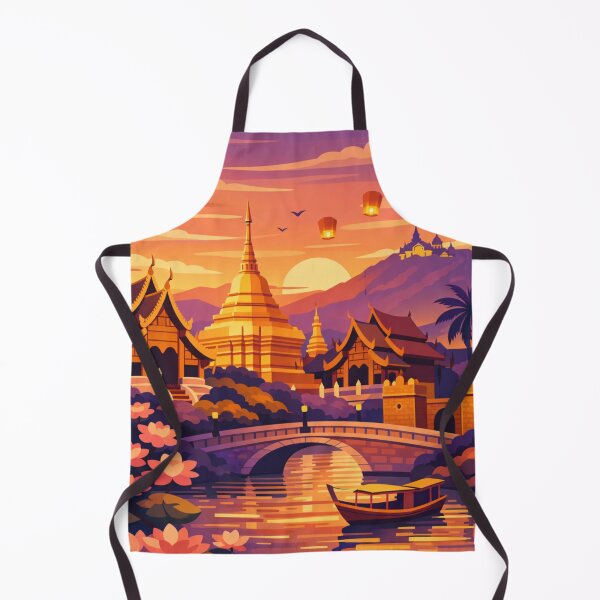 Item preview, Chiang Mai Travel Poster designed and sold by MatthewHeights.