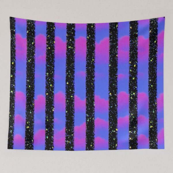 Item preview, Pastel Cloud Glitter Stripes designed and sold by bubblegoth.