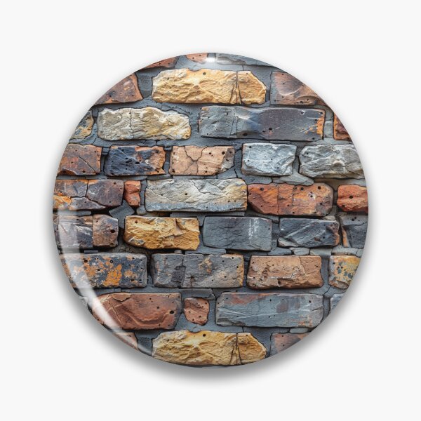 Item preview, Rustic Weathered Stone and Brick Wall Pattern designed and sold by NTGUILTY.