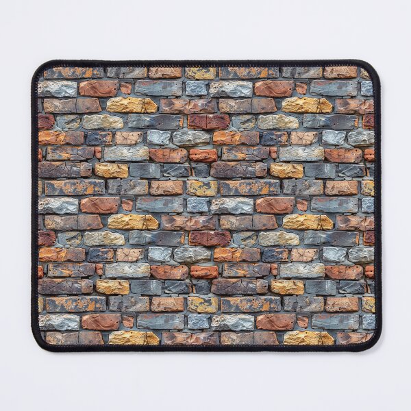Item preview, Rustic Weathered Stone and Brick Wall Pattern designed and sold by NTGUILTY.