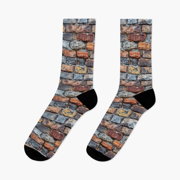 Item preview, Rustic Weathered Stone and Brick Wall Pattern designed and sold by NTGUILTY.