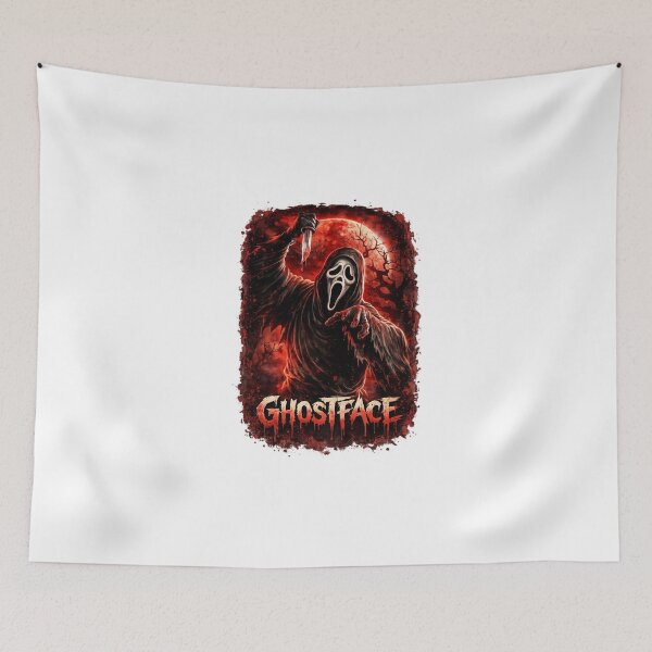 Item preview, Ghostface under the Red Moon. designed and sold by Polarisofficial.