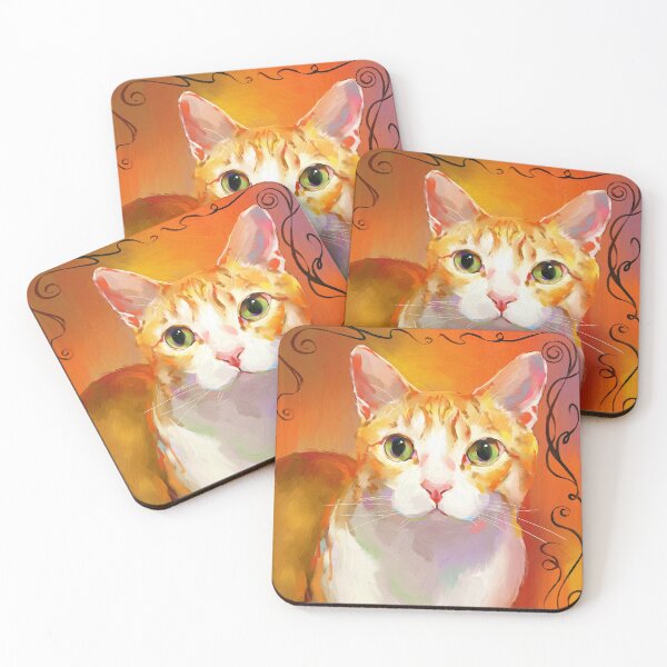 Item preview, Orange Pumpkin Cat designed and sold by chloematis.