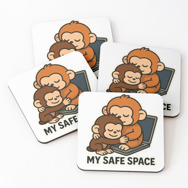 Item preview, Punch-kun Monkey Hugging Orange Doll - Remote Work Comfort & Emotional Support Sticker designed and sold by ZYNORAworld.